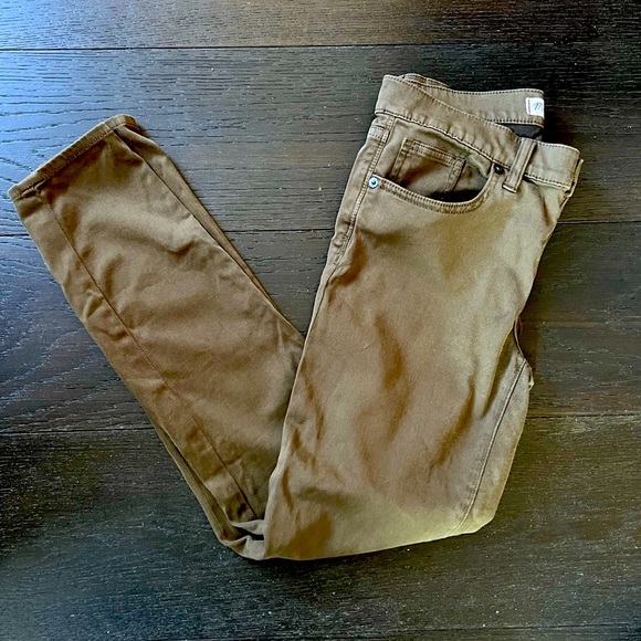 Madewell Dark Olive Green Skinny Skinny Pants - Picture 3 of 5